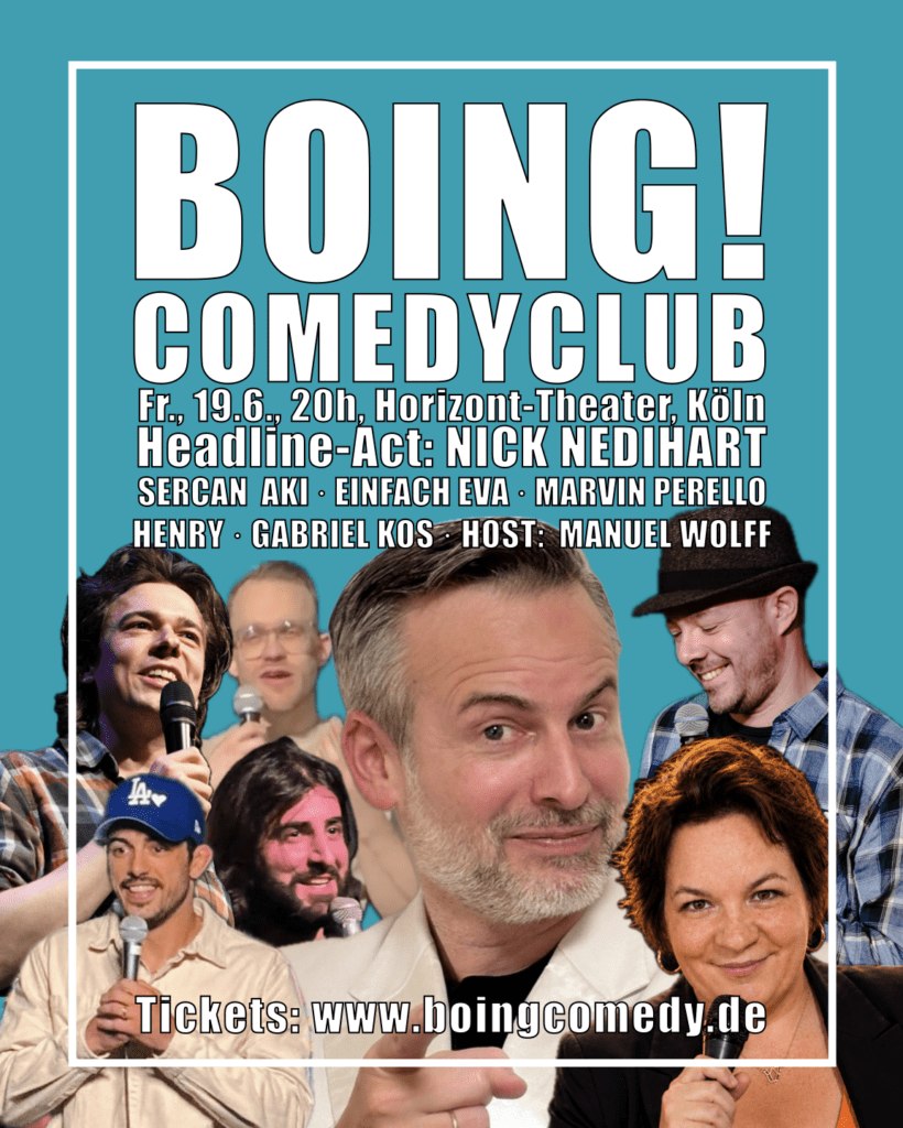boing 19 06 26 - BOING! Comedy Club